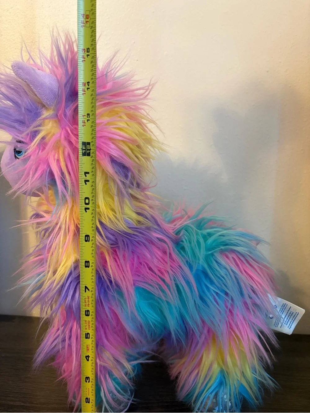 Furbulous Rainbow Tie Dye Llama Build-A-Bear Plush